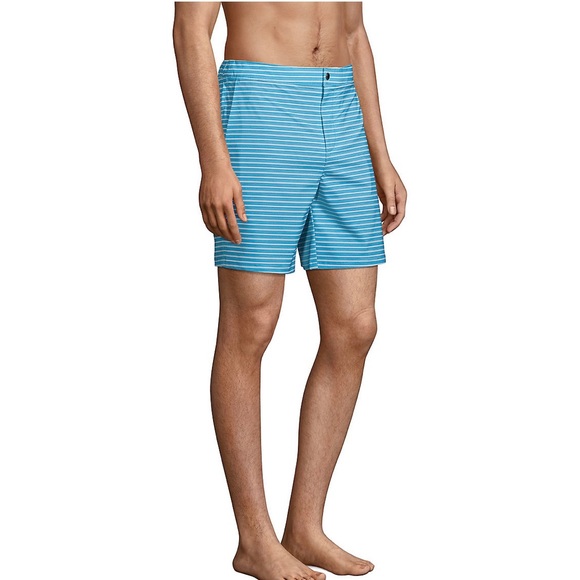 Lands Ends Men's Lined 7" Hybrid Swim Shorts - Picture 2 of 6